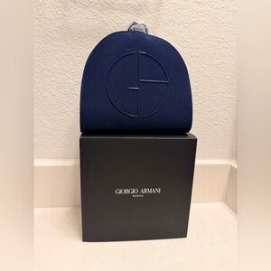 Giorgio Armani Beauty Blue Vanity Bag New With Box